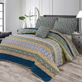 7 Pcs Quilted Comforter Set CC  231